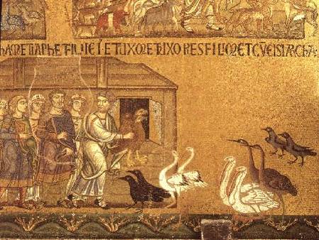 Noah taking the Animals into the Arkmosaic in the Vestibule of San Marco a Anonimo