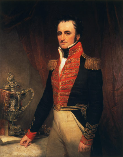 Portrait of Admiral Sir James Stirling (1791-1865), first Governor of Western Australia 1829-39 a Anonimo