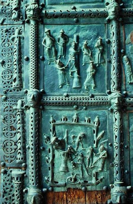 Panel from the left hand door of the portal a Anonimo