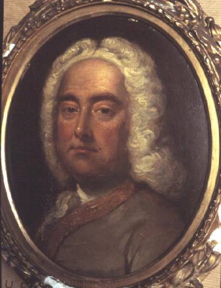 Portrait of Handel a Anonimo