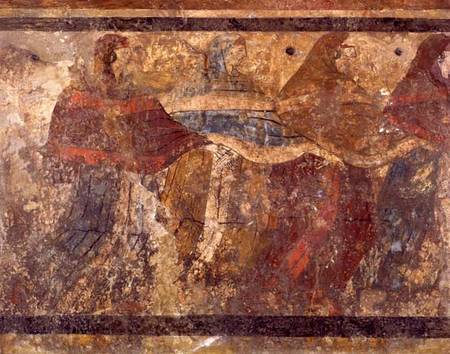 Ritual Funeral Dancedecoration from Tomb no.11 from Via dei Cappuccini a Anonimo