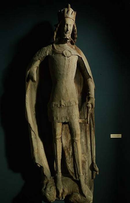 Rudolph IV, Duke of Austria (reigned 1358-65),pier figure from a column on the West facade a Anonimo