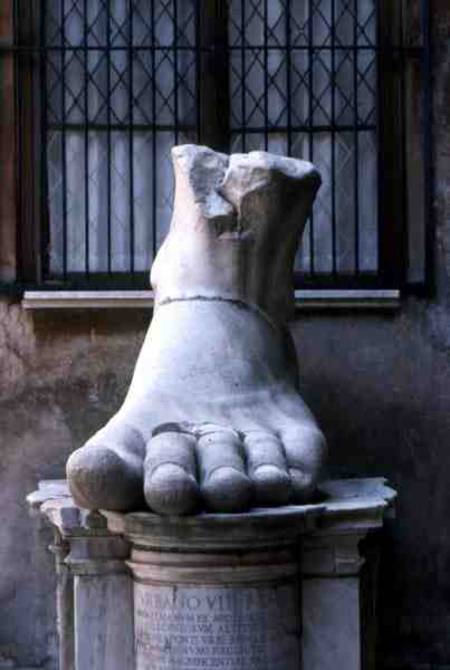 Sculpture of a Foot a Anonimo