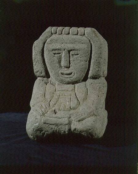 Sculpture of a goddessfrom near Tenochtitlan (Mexico City) Aztec a Anonimo