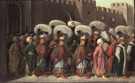 Sultan Mahmud II: procession a Anonimo