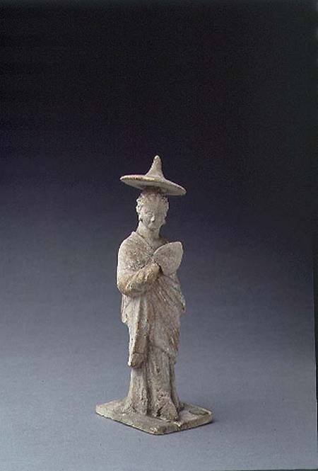 Terracotta figure of a woman a Anonimo