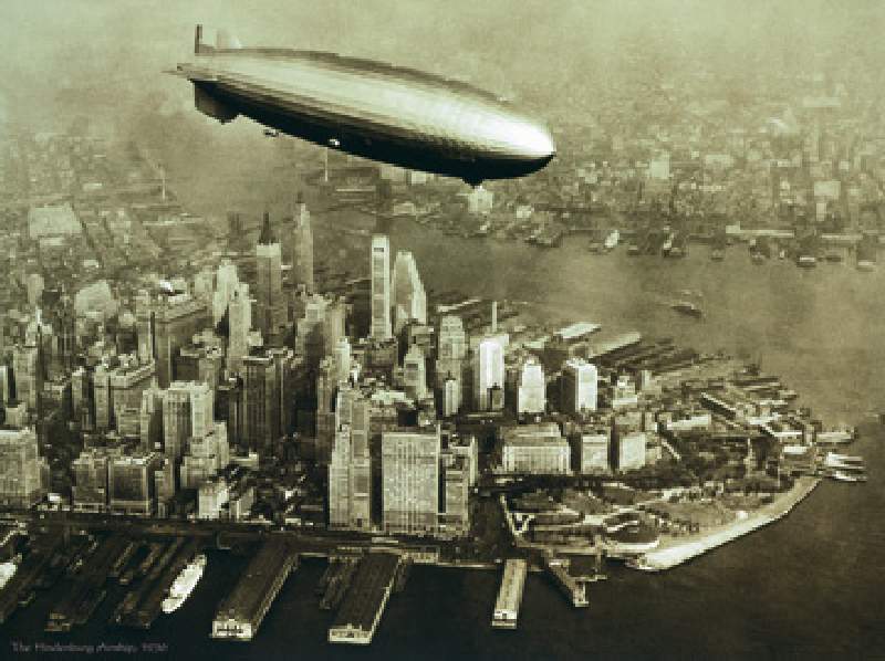 The Hindenburg Airship, 1936 a Anonymous
