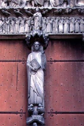 Christ in Majestyfigure on the south door