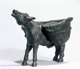 Statuette of a donkey brayingRoman