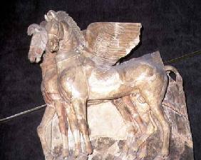 Terracotta winged horses from the Temple of Tarquinia