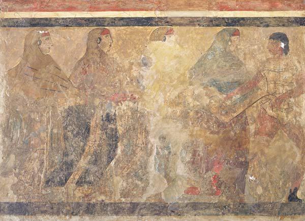 Ritual Funeral Dance, decoration from Tomb no. 11 from Via dei Cappuccini,Ruvo