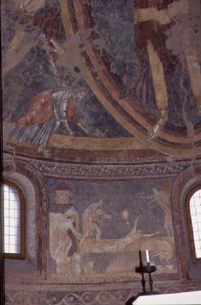 View of the fresco cycle
