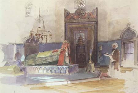 Tomb of Bayazid I, interior, Bursa, Turkey a Anonimo