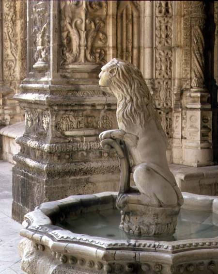 Votive Lion in the Cloisters a Anonimo