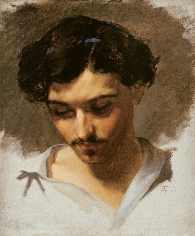 Self-portrait a Anselm Feuerbach