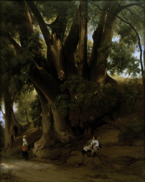 Tree Landscape a Anselm Feuerbach