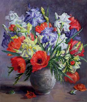 Poppies and Irises, 1991 