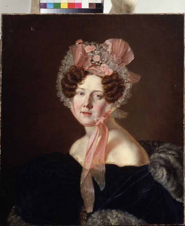 Portrait of a Lady a Anthelme Francois Lagrenée