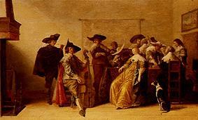 Society scene a Anthonie Palamedes
