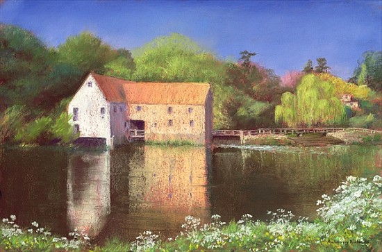Springtime at the Mill, 2004 (pastel on paper)  a Anthony  Rule