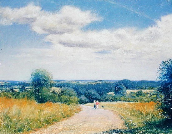 Sunday Stroll, 2003 (pastel on paper)  a Anthony  Rule