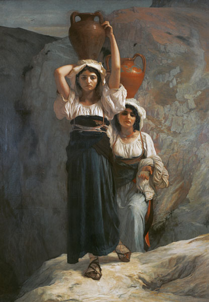 The Girls of Alvito a Antoine Auguste Ernest Herbert or Hebert