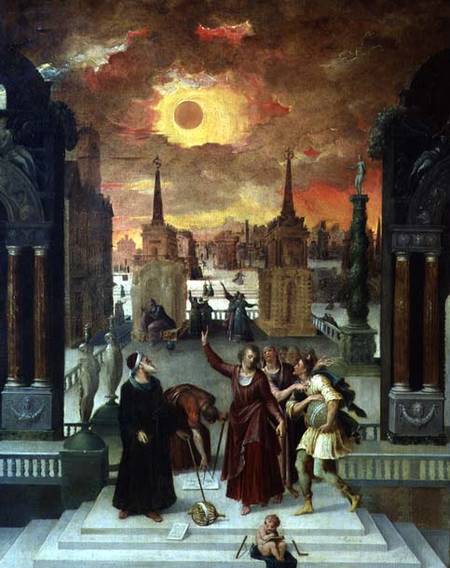 Dionysius the Areopagite Converting the Pagan Philosophers a Antoine Caron