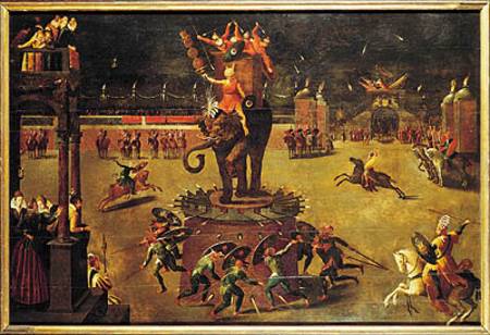 The Elephant Carousel a Antoine Caron