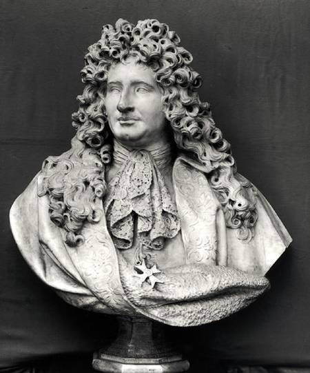Bust of Jules Hardouin Mansart (1646-1708) a Antoine Coysevox