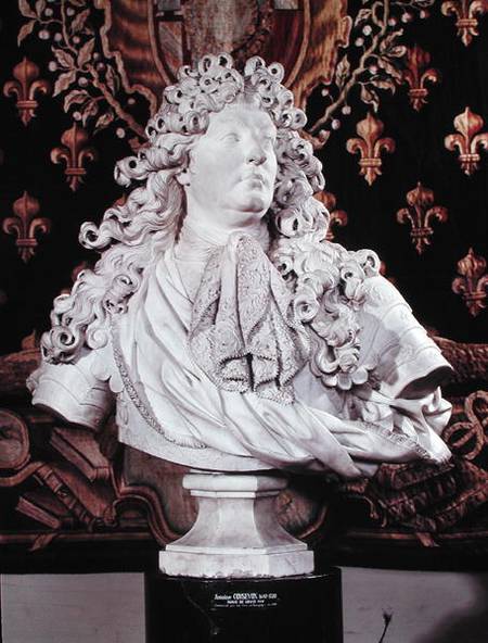 Bust of Louis XIV (1638-1715) a Antoine Coysevox
