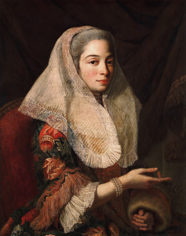 Ritratto di una giovane donna Maltese a Antoine de Favray