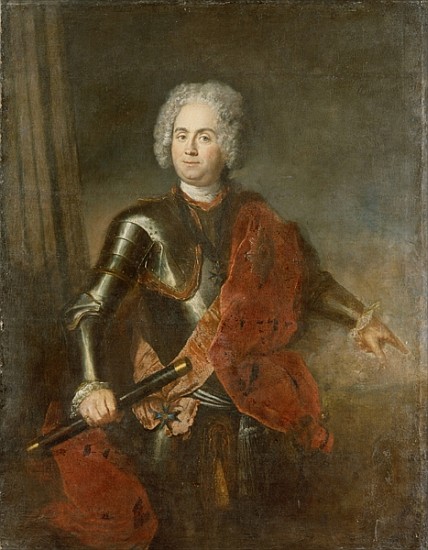 Graf von Schwerin a Antoine Pesne