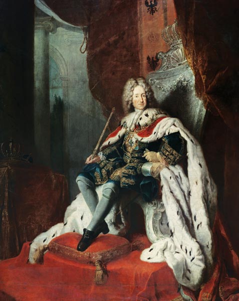 King Frederick I of Prussia a Antoine Pesne