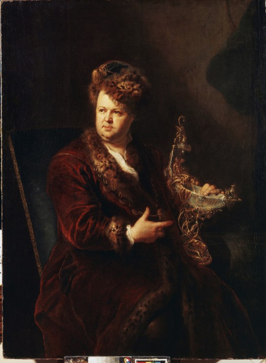 Portrait of the Jeweller Johann Melchior Dinglinger (1664-1731) a Antoine Pesne