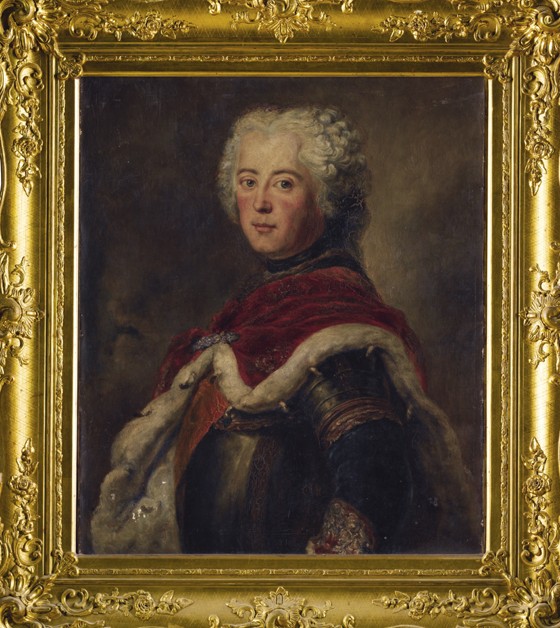 Portrait of Frederick II of Prussia (1712–1786) a Antoine Pesne