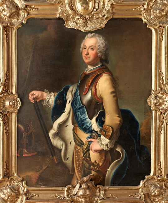 Portrait of Adolph Frederick (1710-1771), Crown Prince of Sweden a Antoine Pesne