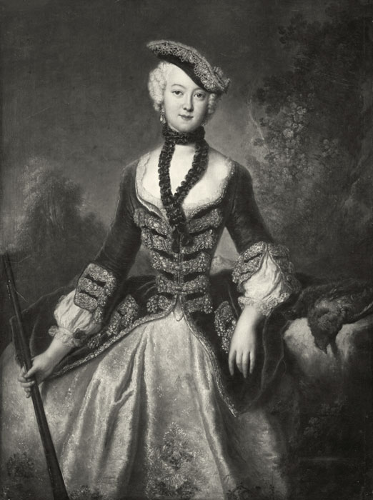 Sophie Marie Gräfin Voss a Antoine Pesne