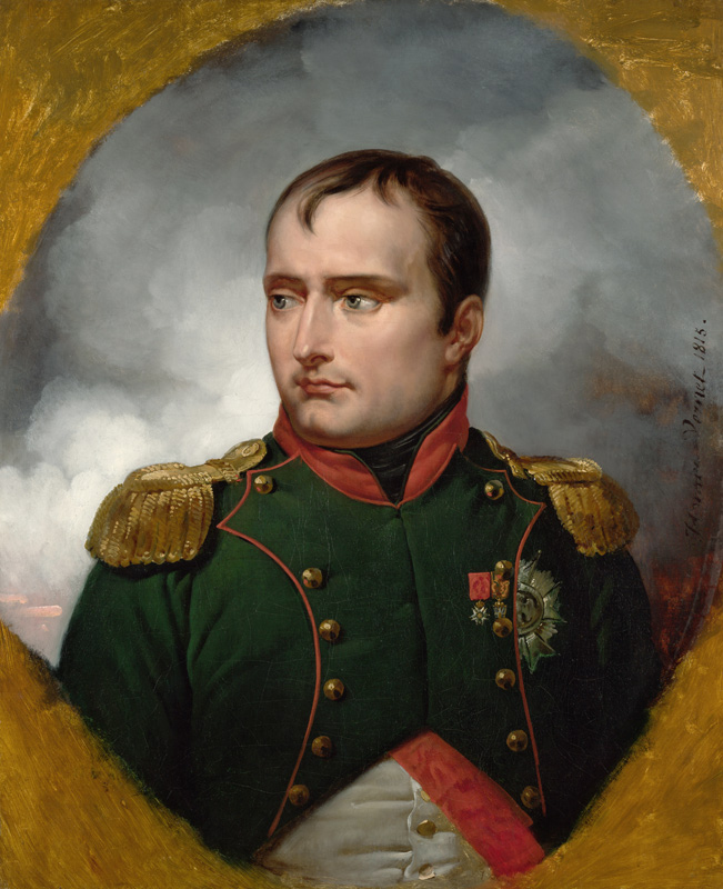 Portrait of Napoleon I (1769-1821) a Antoine Charles Horace (Carle) Vernet