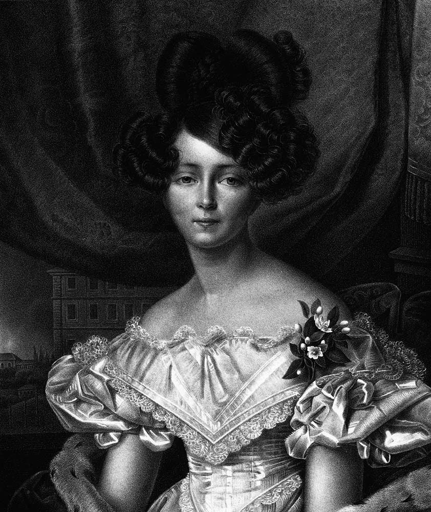 Augusta of Saxe-Weimar-Eisenach as Princess of Prussia a Anton Alexander von Werner