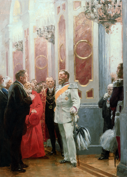 Frederick III at a Court Ball a Anton Alexander von Werner