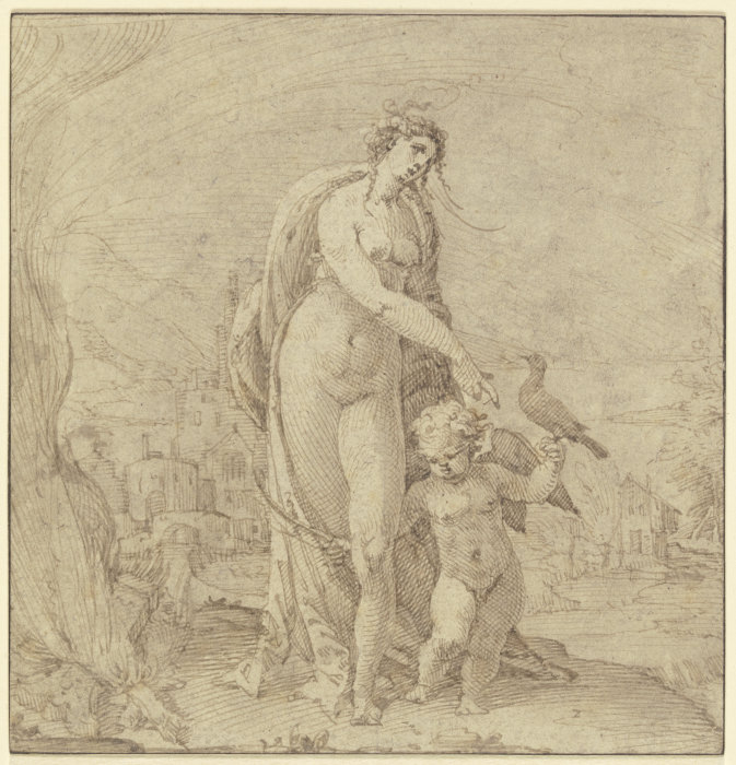 Venus and Cupid a Anton Eisenhoit
