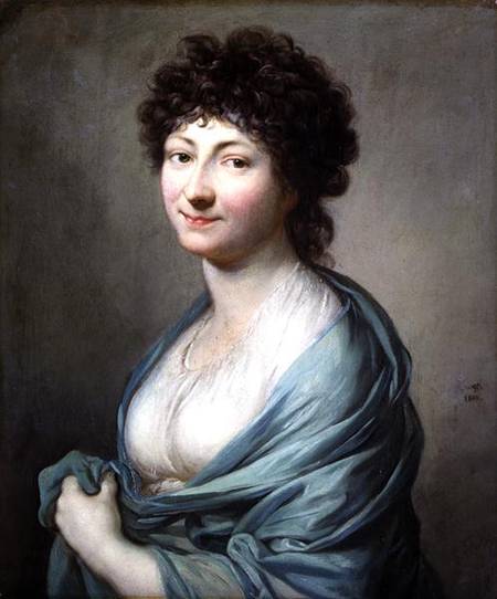 The Daughter: Portrait of Caroline Susanne Graff (b.1781) a Anton Graff