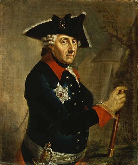 Frederick II the Great of Prussia a Anton Graff