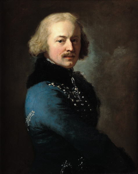 Portrait of the Karl Wilhelm Ferdinand of Funck. a Anton Graff