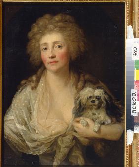 Portrait of Anna Oraczewska with the Dog