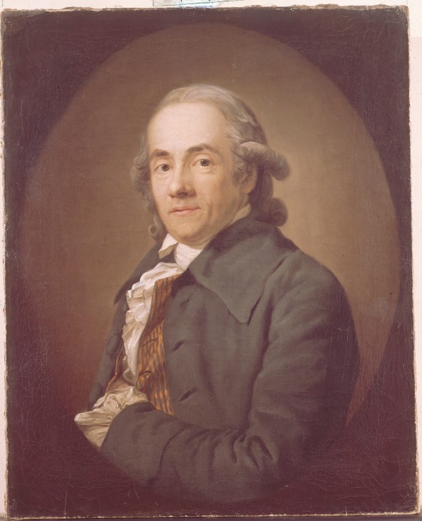 Portrait of Christian Friedrich Voss (1724-1795) a Anton Graff