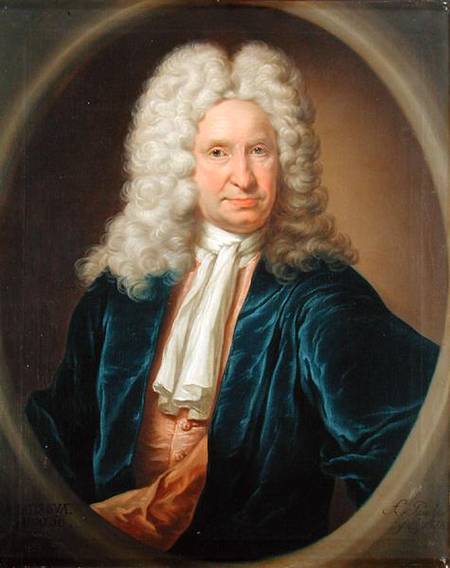 Portrait of Matthias Lutken (1652-1722) a Anton Paulsen