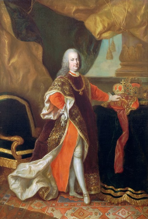 Portrait of Emperor Francis I of Austria (1708-1765) a Anton von Maron