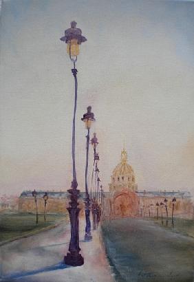 Lamp Post in front of Dome Church