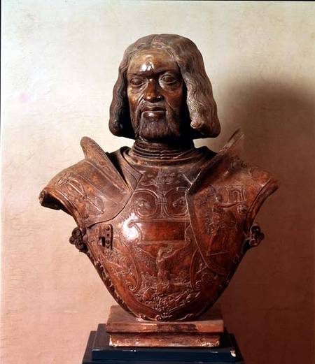 Marchese Francesco II Gonzaga of Mantua (1484-1519), portrait bust a Antoniazzo Romano